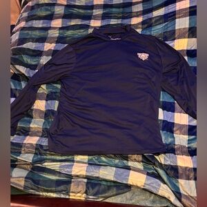 DREAMSPARK Men’s Navy Blue Long Sleeve Shirt